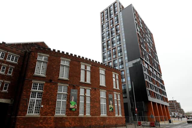 Students who were living in Stanhope House, in Stanhope Road, are still expected to pay rent despite moving home during the lockdown.
Picture: Chris Moorhouse     (230220-11)