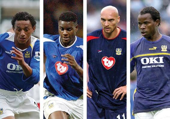 From left: Daio Silva, Valery Mezague, Ivica Mornar and Collins Mbesumba