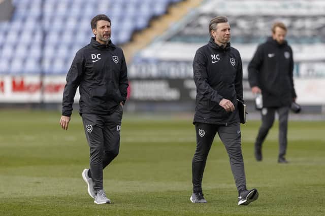 Pompey boss Danny Cowley and his assistant, Nicky, will be welcoming a new goalkeeping coach for Pompey's pre-season return on Monday. Picture: Daniel Chesterton/phcimages.com
