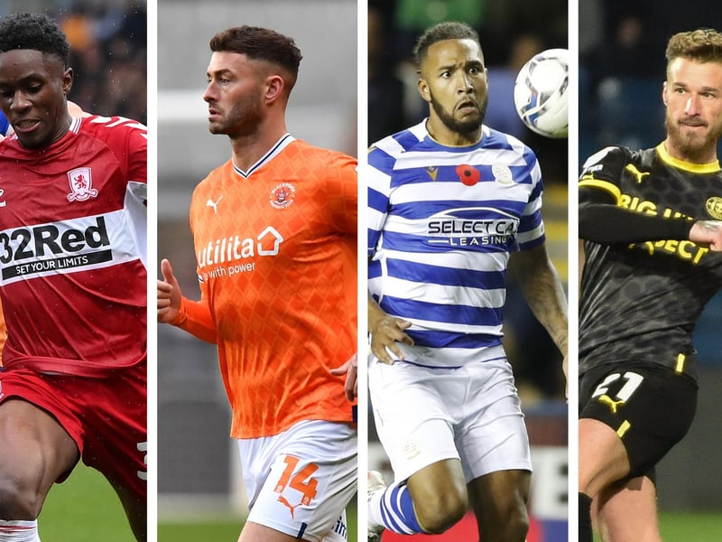 From left to right: Williams Kokolo, Gary Madine, Liam Moore and Joe Bennett are all free agents last with League One clubs.