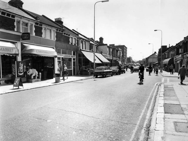 Fawcett Road in May 1984