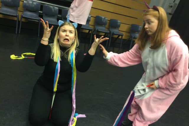 Theatre Arts is raising funds for its Starburst Performers project which will see young people trained to take part in performanes and workshops at primary schools for free. Pictured: Young performers from the school