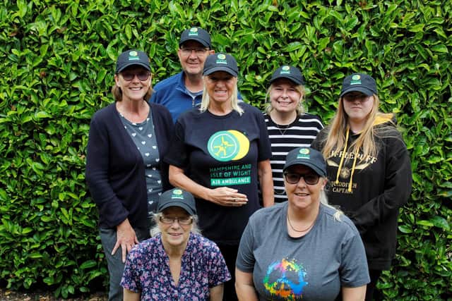 MISSION: Some of the members of team from Fareham businesses Barnbrook Systems Ltd and Flair, who took part in a Miles for Missions fundraiser for Hampshire and Isle of Wight Air Ambulance
