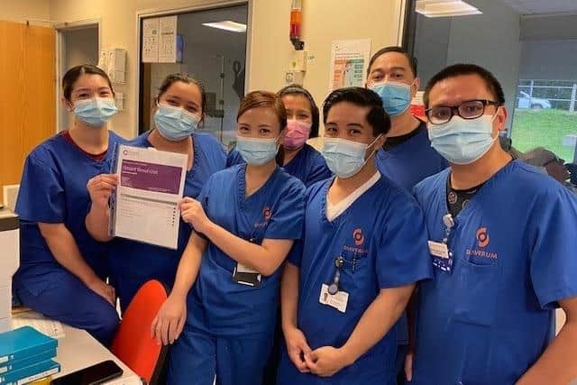 Nurses from the Havant Renal Unit, based at Langstone Gate, Havant.
Picture: Portsmouth Hospitals University NHS Trust
