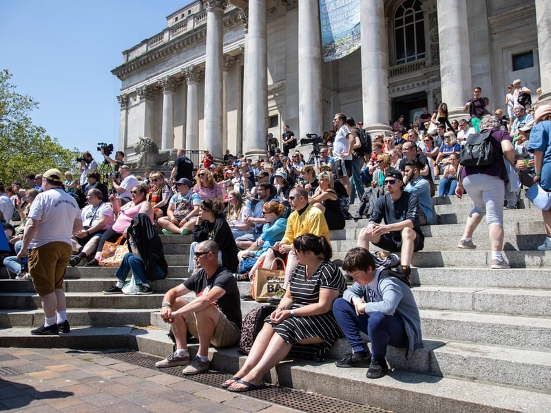 Hundreds turned out to watch the Dr Who panel
