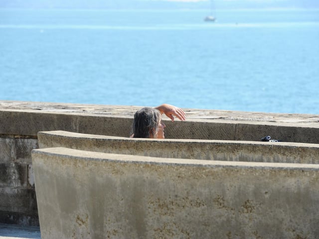 Taking in the scenery