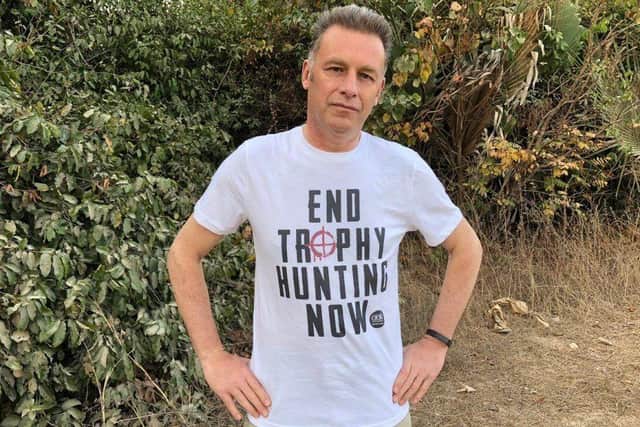 Chris Packham is calling on Portsmouth residents to write to their MP about trophy hunting - Animal News Agency