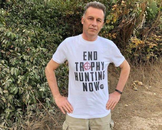 Chris Packham is calling on Portsmouth residents to write to their MP about trophy hunting - Animal News Agency