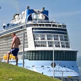 Stock photo of Royal Caribbean International's Anthem of the Seas in Greenock, Scotland. Photo: Jeff J Mitchell/Getty Images