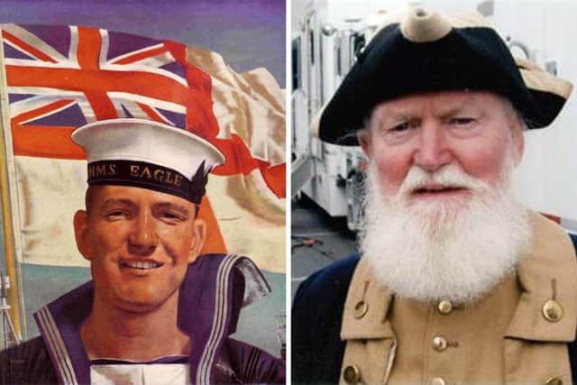 Cdr Anthony ‘Tony’ Rowland Davidson, born on June 10, 1933, died at the age of 90 on August 20, 2023. He was the public face of the Royal Navy in the 1950s on recruitment posters - which inspired hundreds of teenagers as they began their military career. Picture: Royal Navy.
