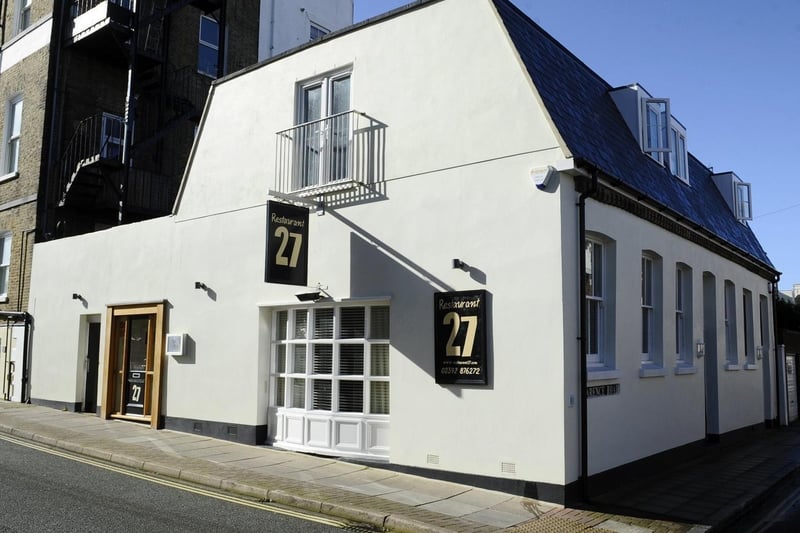 Michelin star restaurant Restaurant 27, located in 27a South Parade, Southsea, Portsmouth, closed on August 6.