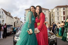 Portsmouth Academy held their prom at the Queens Hotel in Southsea on Wednesday evening.Pictured - Students arriving at their Prom at the Queens Hotel in Southsea