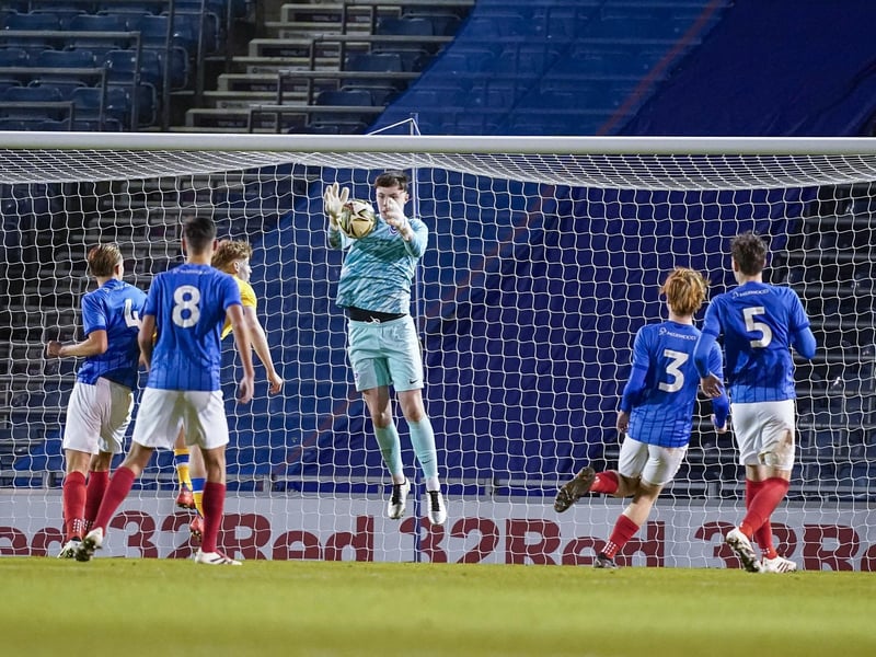 Pompey's skipper came out of the box well to deal with danger throughout, while also commanded his area well. Terrific late save from a deflected shot to keep it goalless.