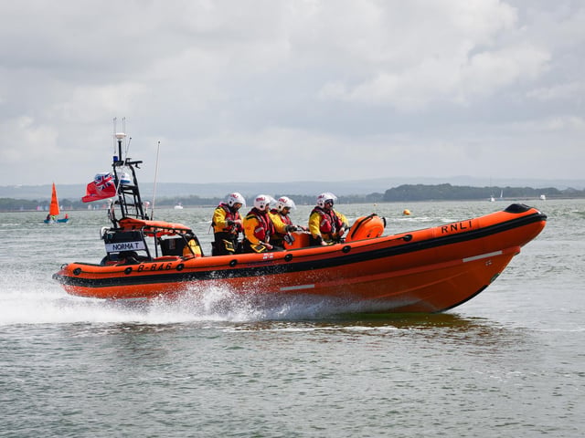 Pictured is: The Norma T Portsmouth's B class inshore lifeboatPicture: Keith Woodland (260521-66)