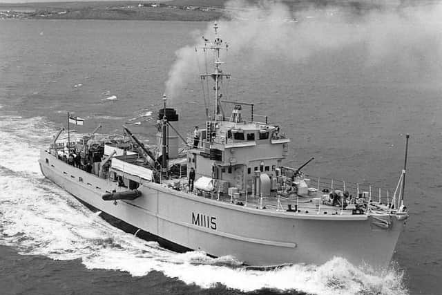 HMS Bronington in her prime: Pic Royal Navy