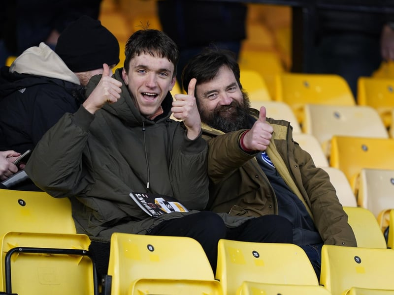Around 1,800 Pompey fans were in raucous voice in the 1-0 victory at Port Vale.