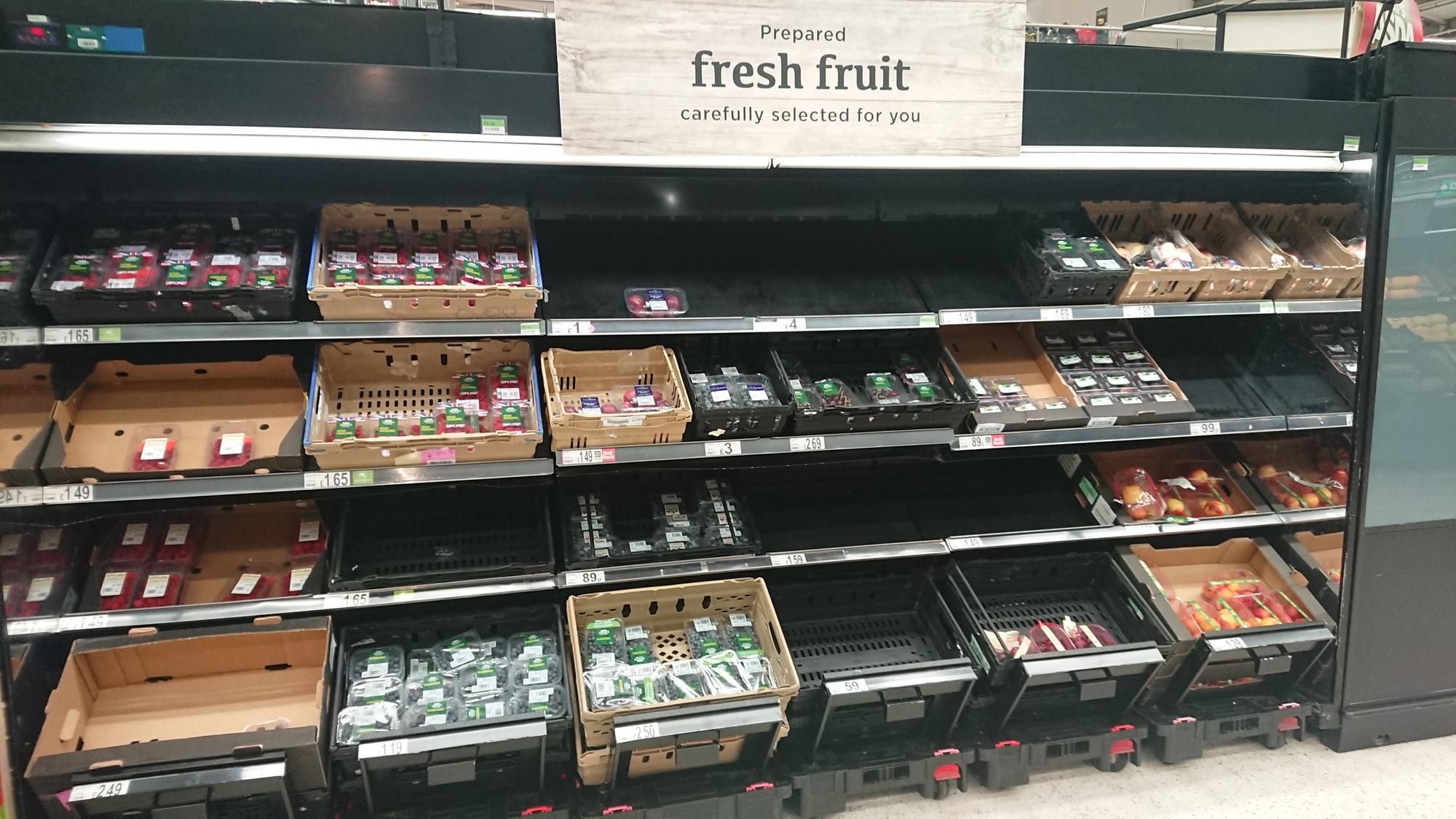Here is how shelves are holding up at Tesco Asda and Lidl in