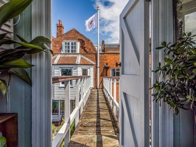 This four bedroom home in Bath Square, Old Portsmouth, is on the market for £3.25m. It is listed on Rightmove by Fry and Kent.
