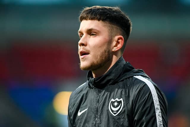 George Hirst could return to Pompey's starting line-up against Rotherham tonight. Picture: Philip Bryan
