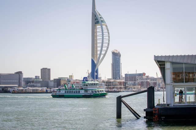 Gosport Ferry on May 6 2020. Picture: Habibur Rahman