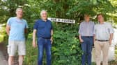 Campaigners from the Non à Aquind group in France. Picture: Contributed