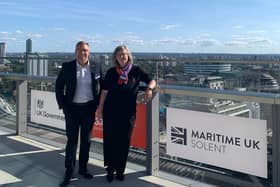 Stuart Baker, Managing Director and Anne-Marie Mountifield, Chair of Maritime UK Solent