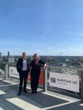 Stuart Baker, Managing Director and Anne-Marie Mountifield, Chair of Maritime UK Solent