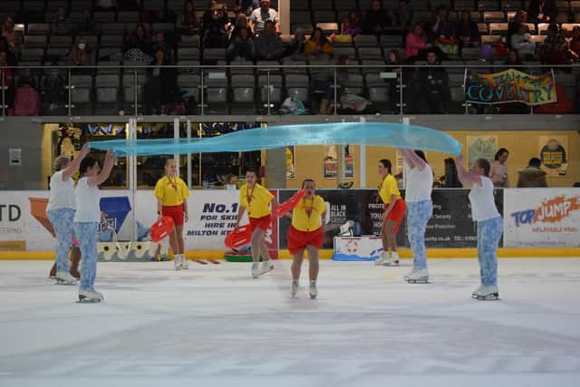 Gosport skaters' Baywatch performance