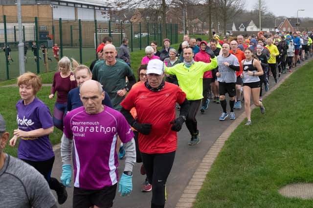 Runners set off at a Whiteley parkrun held prior to the coronavirus pandemic. Picture: Keith Woodland (22022020-19)
