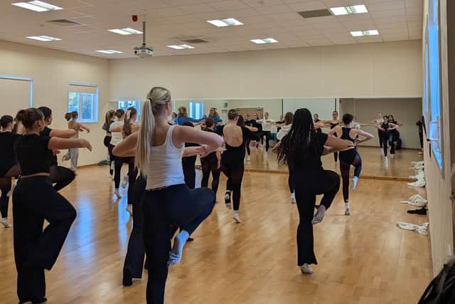 Ellie Cristofoli's dance workshop.