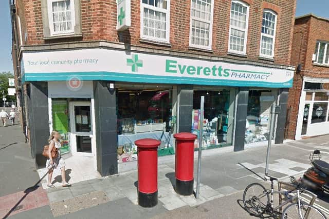 Everetts Pharmacy, Cosham. Picture: Google Maps