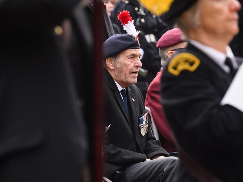 Pictured is: A Veteran
Picture: Keith Woodland (121121-131)