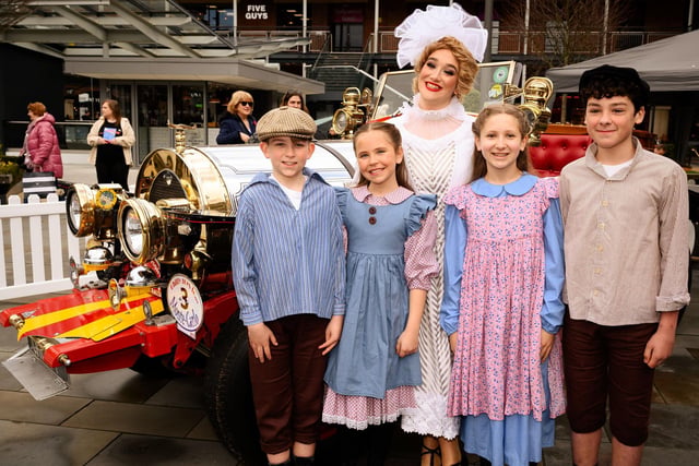 Cohen Rees Chitty Chitty Bang Bang draws the crowds at Gunwharf Quays this weekend