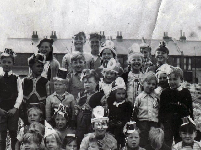 Children on coronation day 1953 in the Buckland area of Portsmouth.