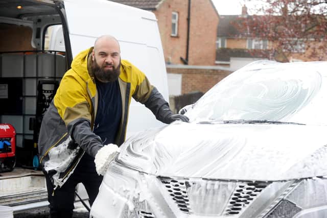 Scott Williams (33) owner of The Classic Detailer.

Picture: Sarah Standing