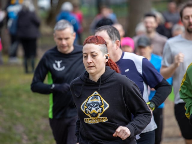 Competitors in Saturday morning's Havant parkrun at Staunton Country Park. Picture: Alex Shute
