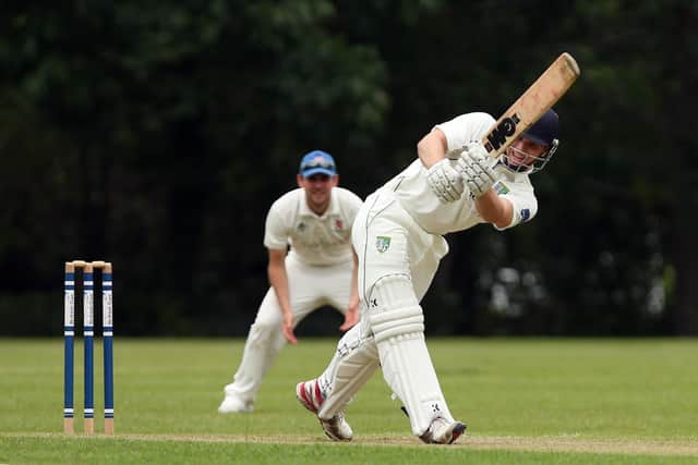 Sam Floyd hit 83 as Sarisbury Athletic thrashed New Milton in Division 1 of the Southern Premier League. Picture: Chris Moorhouse