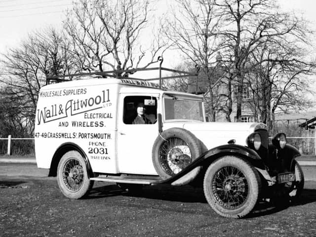 Wall & Attwooll must have been one of the few wholesale suppliers of electrical goods in Portsmouth in the 1930s. Picture: Courtesy of Stanley Willis