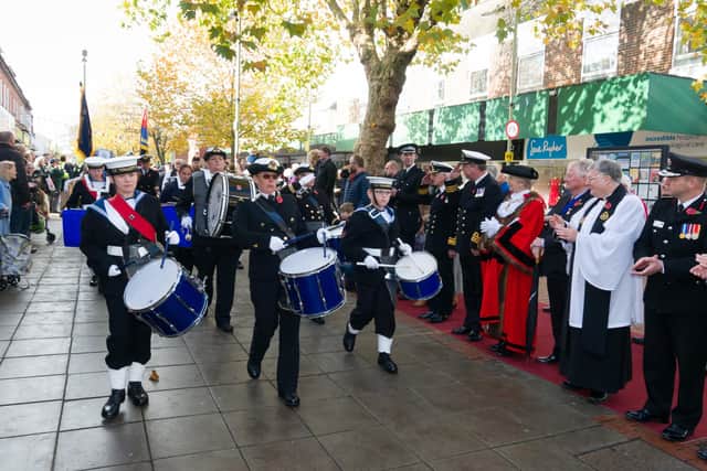 Remembrance service in Portchester in 2018
Picture: Duncan Shepherd