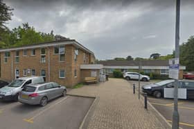 Brook Lane Surgery, which was damaged by a fire on Tuesday. Photo: Google