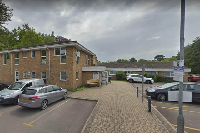 Brook Lane Surgery, which was damaged by a fire on Tuesday. Photo: Google