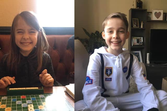 Joshua Anger, nine, grew his hair for three years so he could donate it to the Little Princess Trust and raised more than £300. Pictured: Joshua before and after his haircut