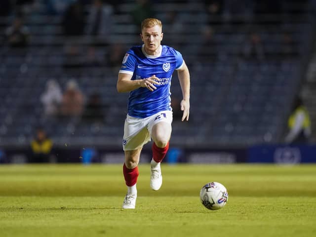 Jack Sparkes believes he has improved - particularly defensively - since joining Pompey in the summer. Picture: Jason Brown/ProSportsImages