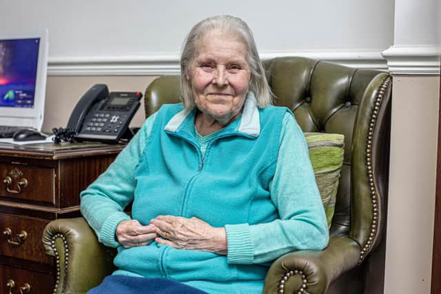 Patricia Drain, resident of Bluewater care home on November 23, 2022. Picture: Habibur Rahman