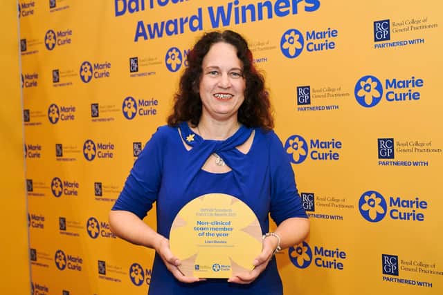 Lisa Davies won 'Non-Clinical Team Member of the Year'.