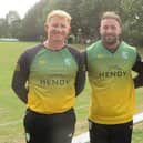 Tom Morton (108), Nathan Feltham (78 not out) and  Jack Robson (75) all starred for Sarisbury in their high-scoring loss to Andover. Picture by Mike Vimpany