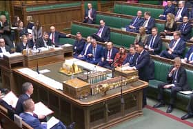 Alan Mak MP at the Despatch Box in the House of Commons