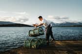 Chef, Michael Leathley on the Argyll coast in Scotland.