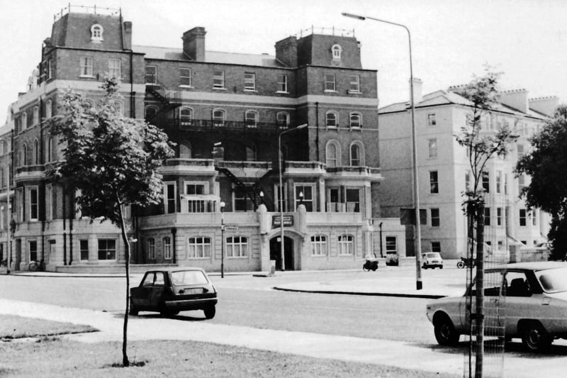 The former Pier Hotel on the corner of Southsea Terrace in 1984. Picture: Tony Triggs