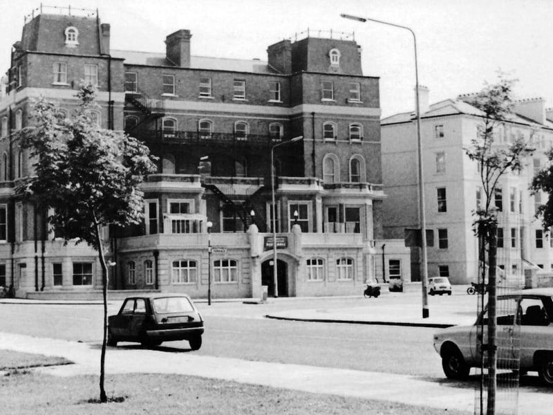 The former Pier Hotel on the corner of Southsea Terrace in 1984. Picture: Tony Triggs
